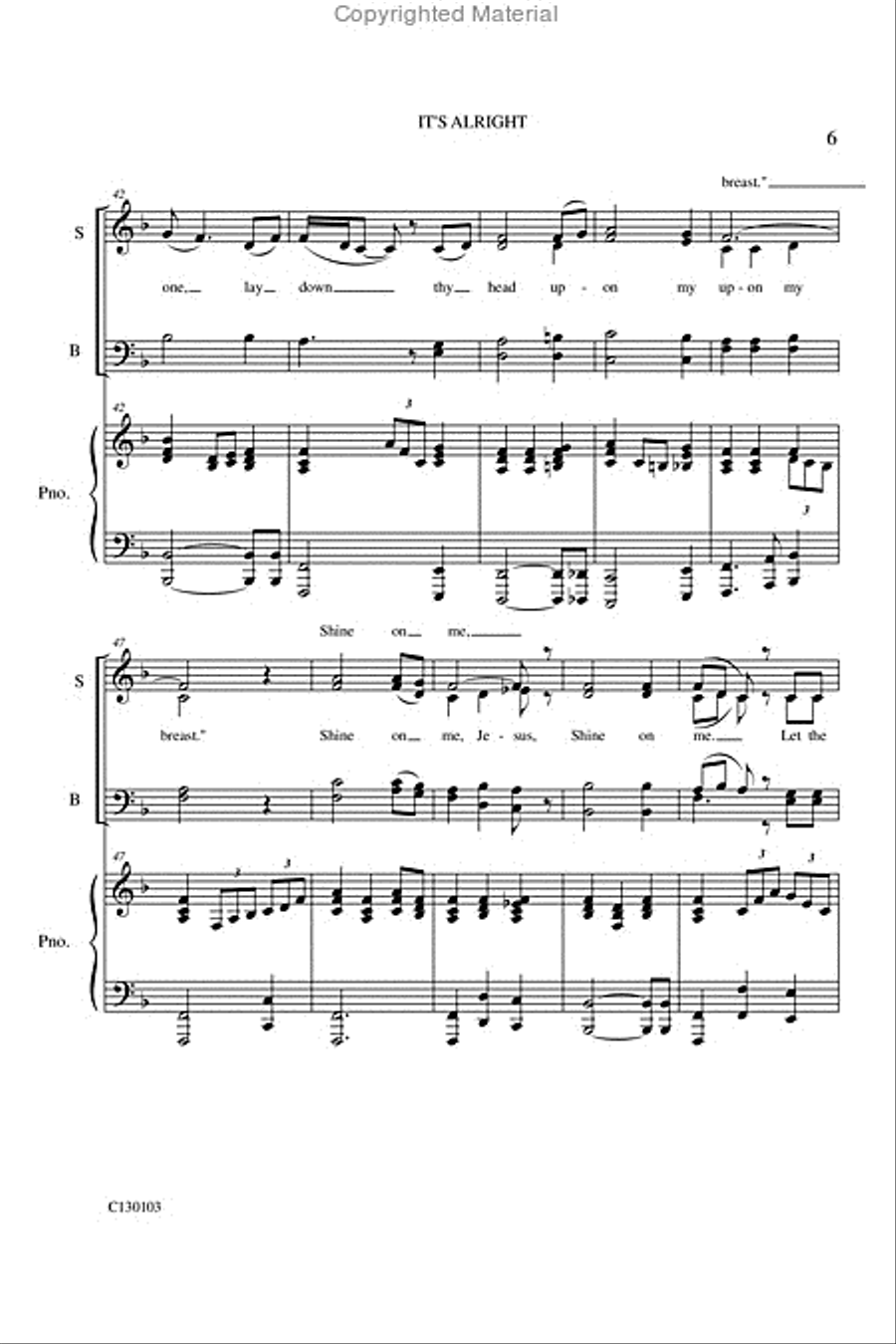It's Alright Medley It's Alright Medley 4-Part scores gallery preview page 8