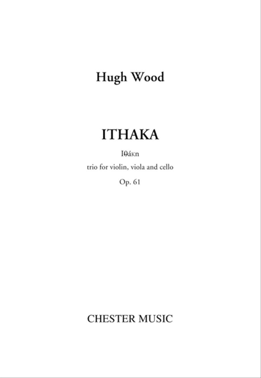 Ithaka: Trio for Violin, Viola and Cello String Trio scores gallery preview page 1