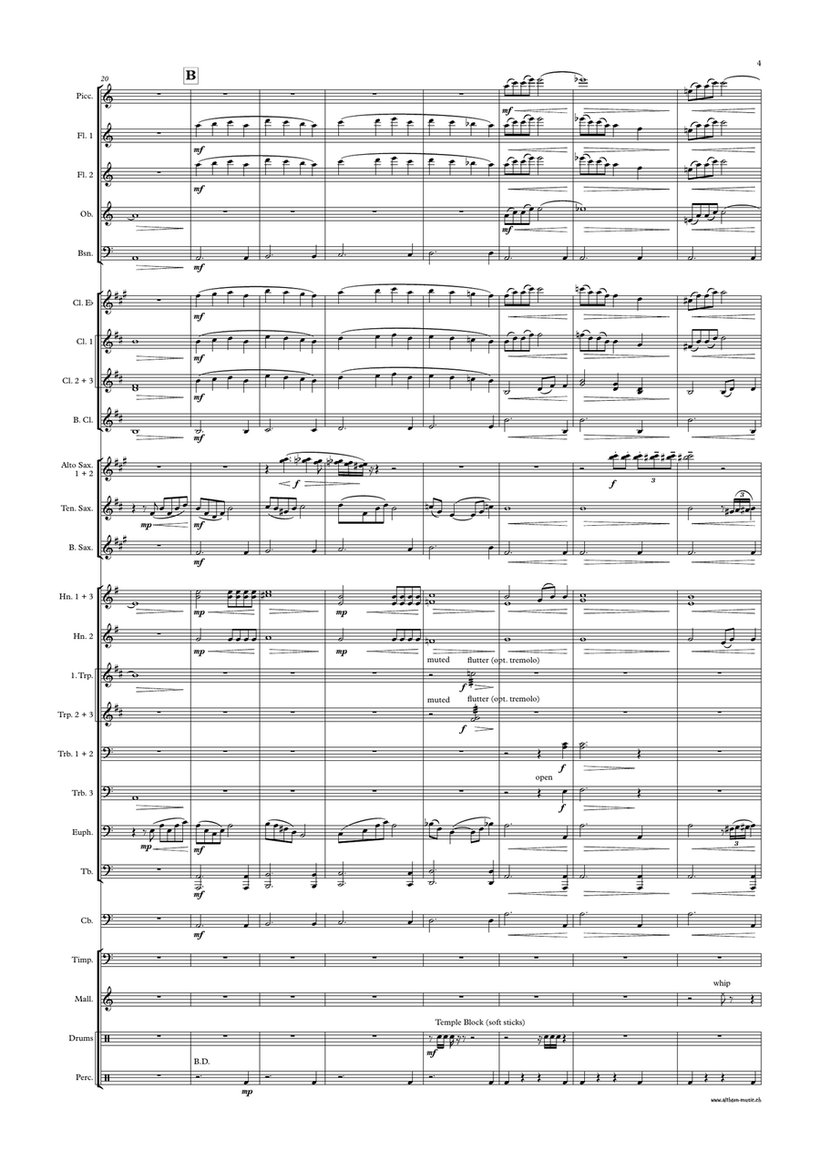 Witching Hour Witching Hour Concert Band scores gallery preview page 6