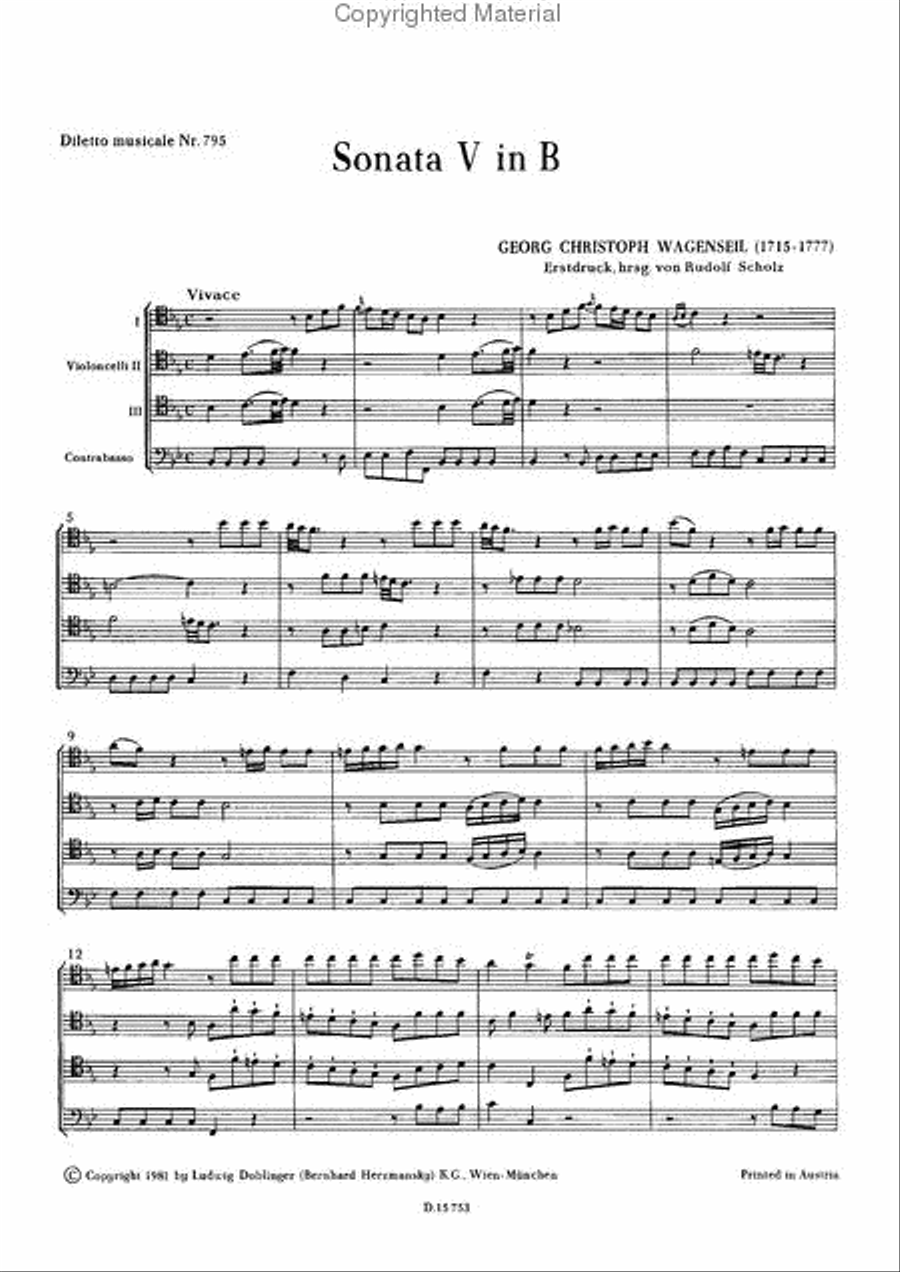 Sonate 5 B-Dur