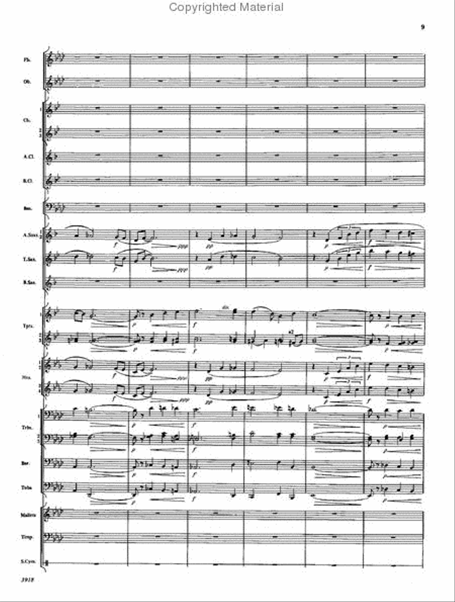 Danny Boy Danny Boy Concert Band scores gallery preview page 8