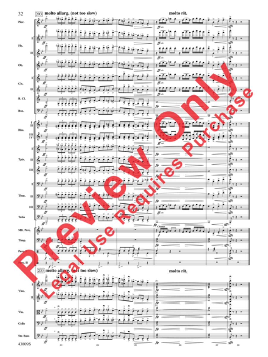 Gershwin by George! Full Orchestra scores gallery preview page 33