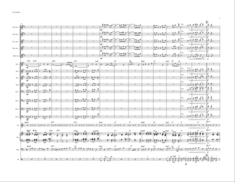 Just Friends Just Friends Jazz Ensemble scores gallery preview page 5