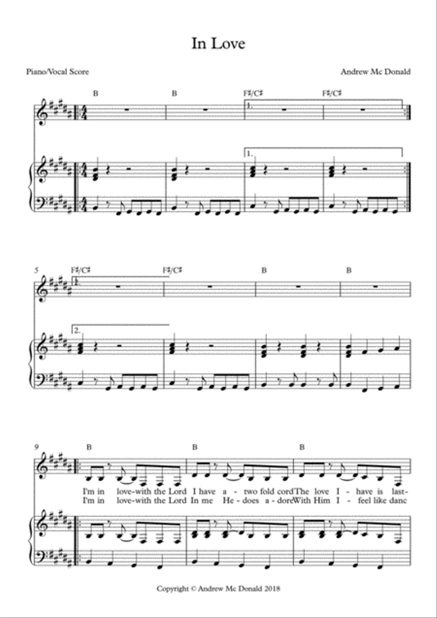 In Love Voice scores gallery preview page 2