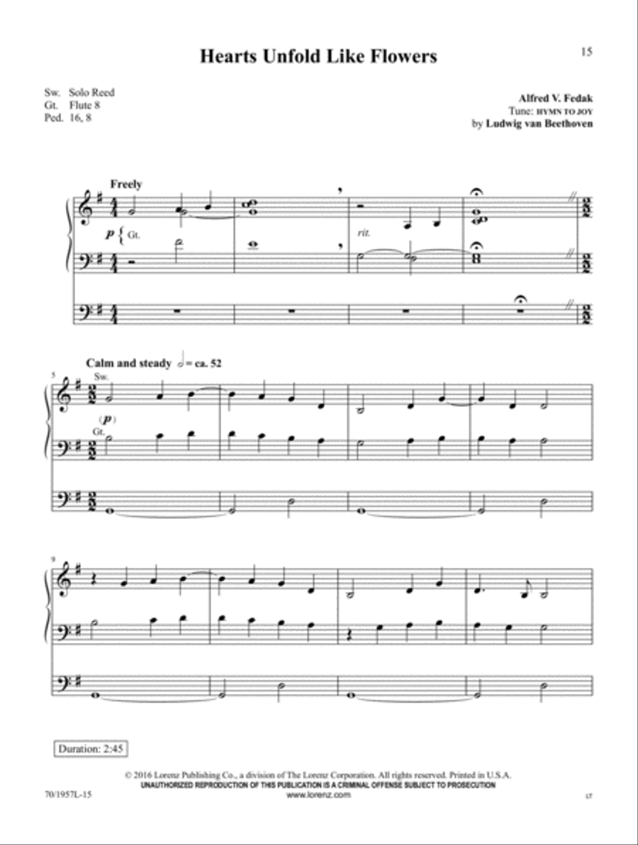 All Nature Sings Organ Solo scores gallery preview page 5