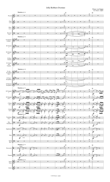 Jolly Robbers Overture (score only)