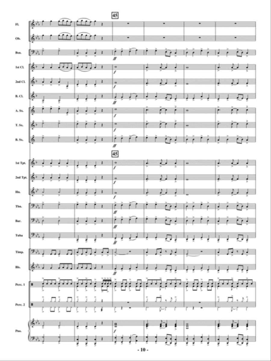 Hanukkah Dance (Sevivon) Concert Band scores gallery preview page 9