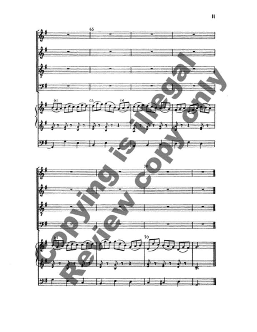 Jesu, joy of man's desiring G Major 4-Part scores gallery preview page 7