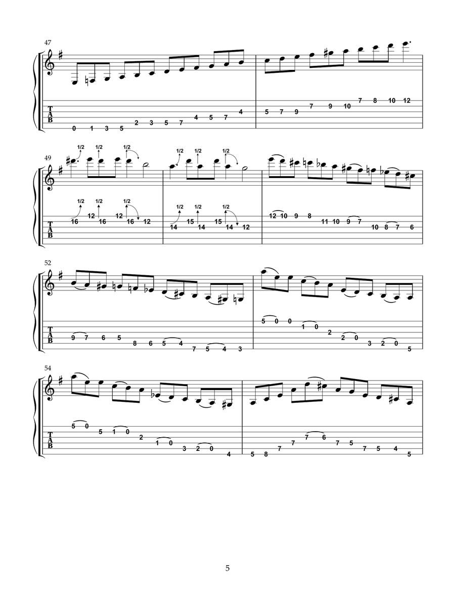 All Creation SIng All Creation SIng Guitar Tablature scores gallery preview page 5