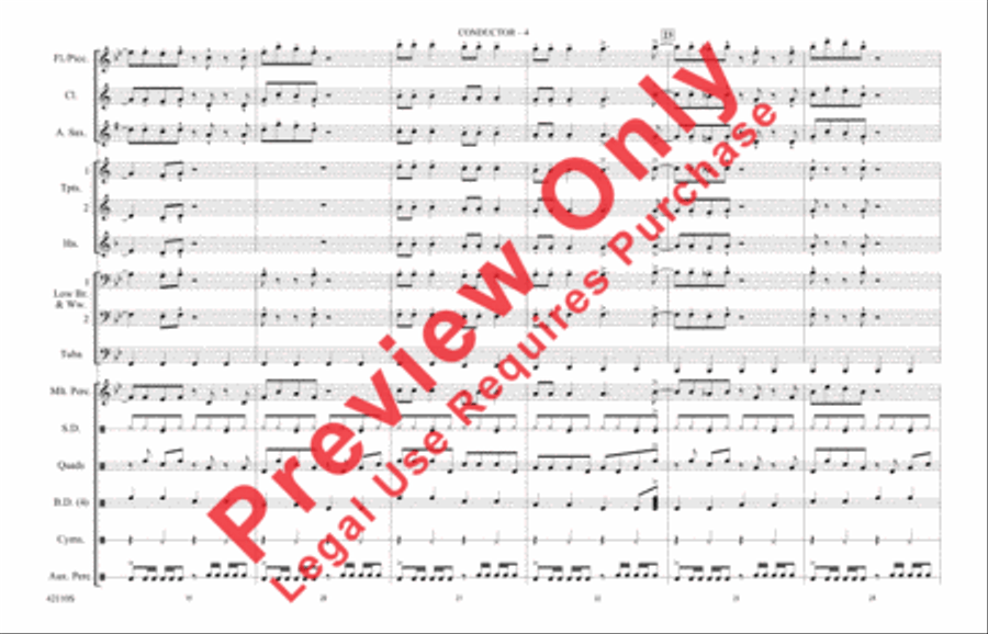Funkytown Funkytown Marching Band scores gallery preview page 5