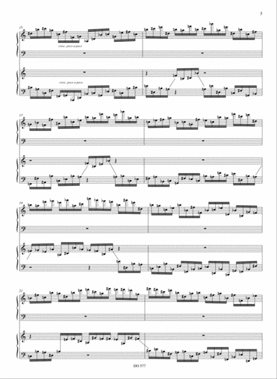 Récifs du rêve (pno red) Orchestra scores gallery preview page 5