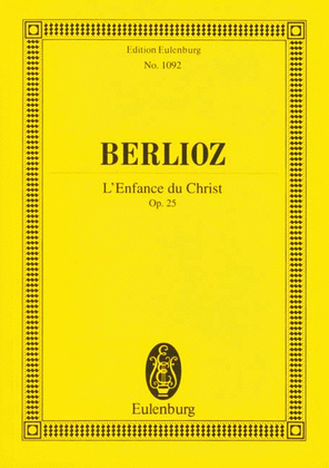 Book cover for Berlioz L'enfance Du Christ Op