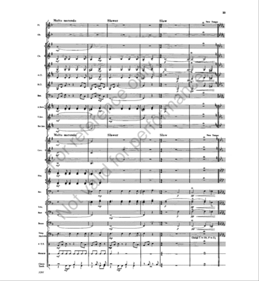 Symphonic Celebration and Dance Concert Band scores gallery preview page 22