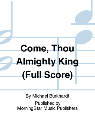 Book cover for Come, Thou Almighty King (Full Score)