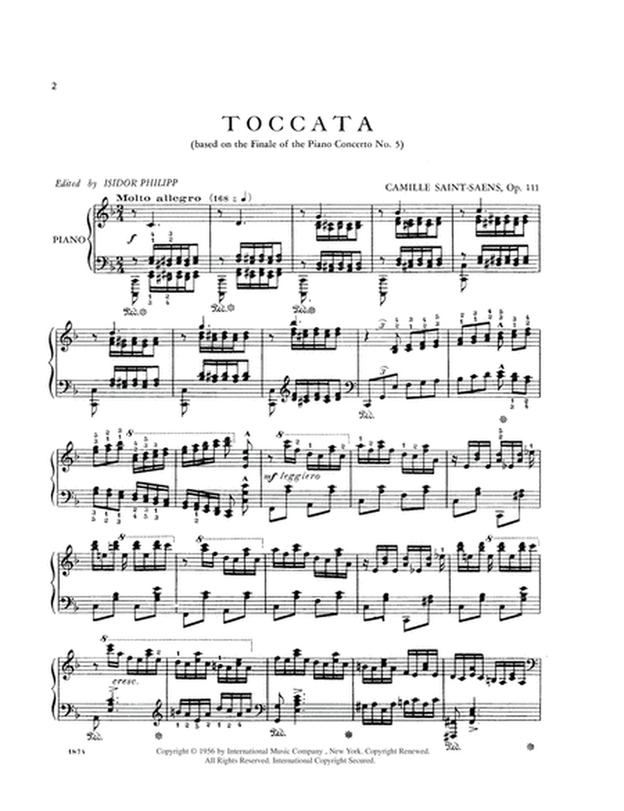 Toccata (Etude No. 6), Opus 111