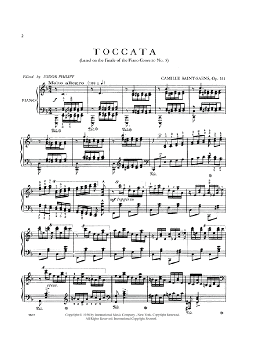 Toccata (Etude No. 6), Opus 111 Piano Method scores gallery preview page 2
