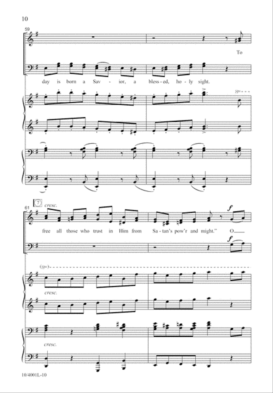 God Rest You Merry, Gentlemen 4-Part scores gallery preview page 11