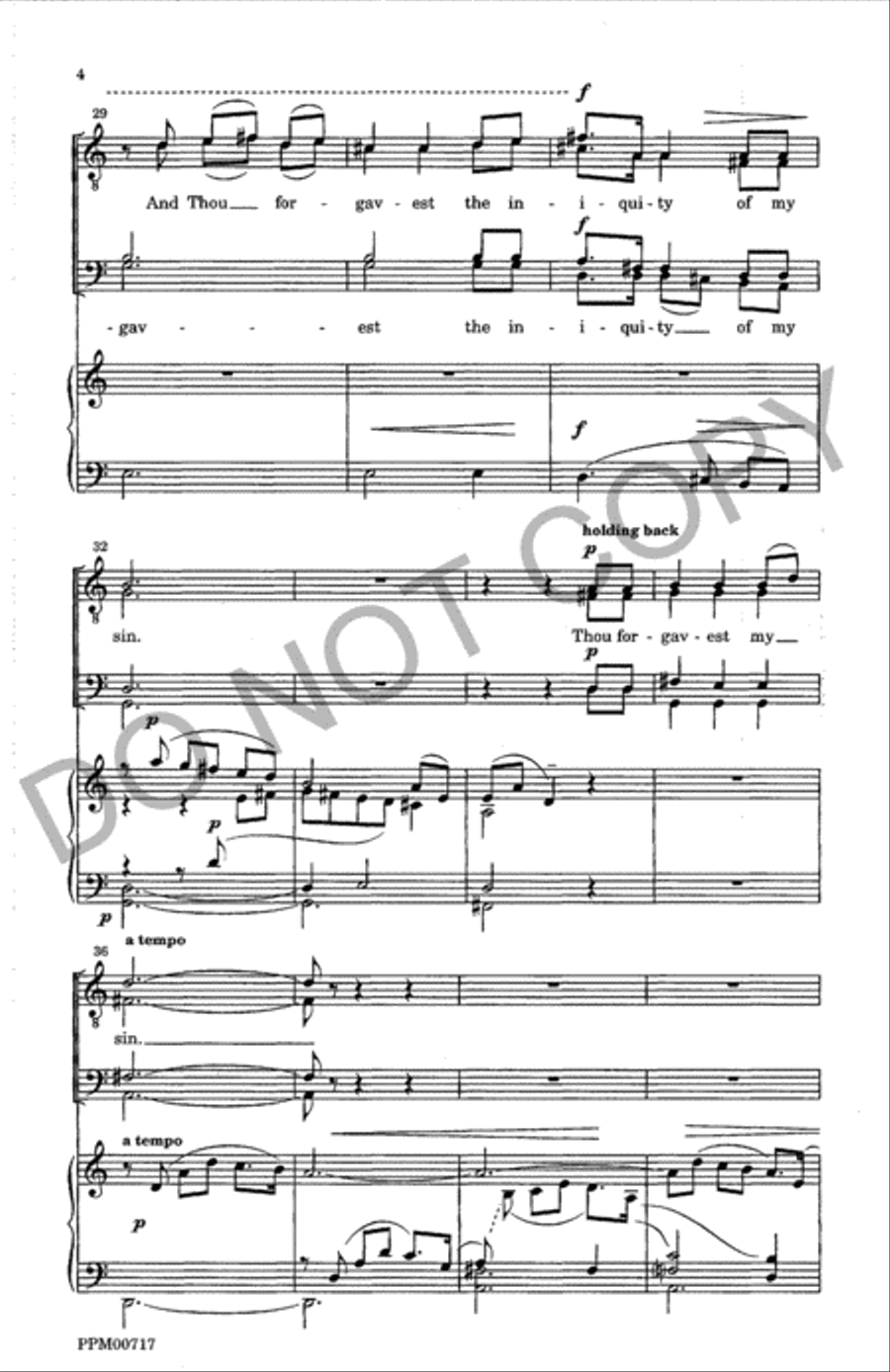 Whom the Lord Hath Forgiven TTBB scores gallery preview page 5