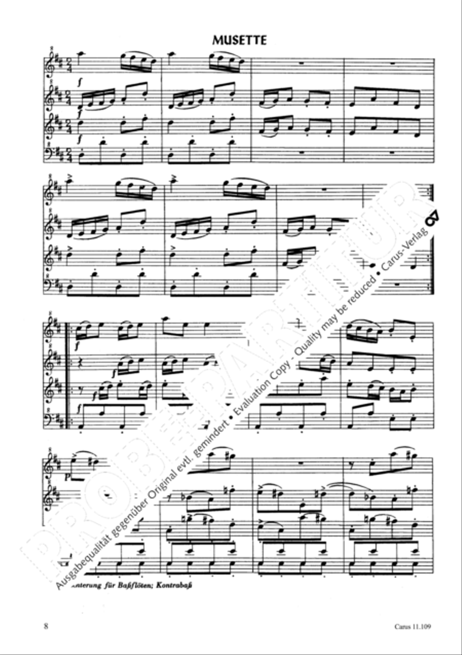 Kleine Suite Recorder scores gallery preview page 11
