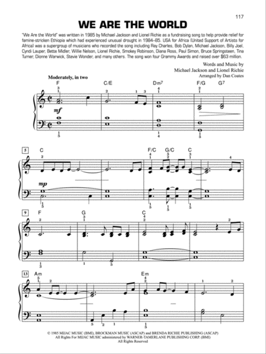 Decade by Decade 1980s Easy Piano scores gallery preview page 4
