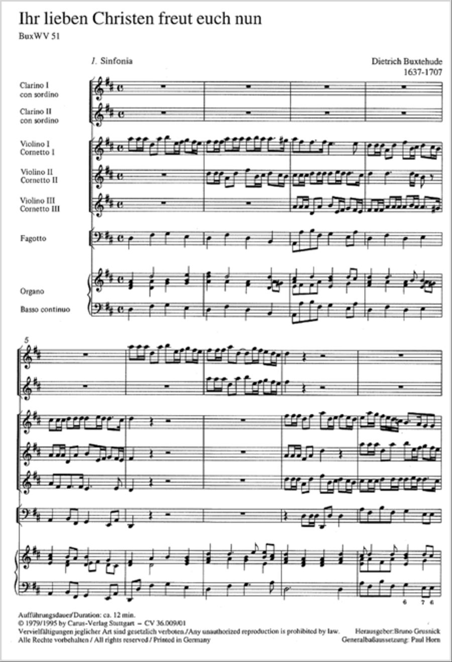 Ihr lieben Christen, freut euch nun SSATB scores gallery preview page 2