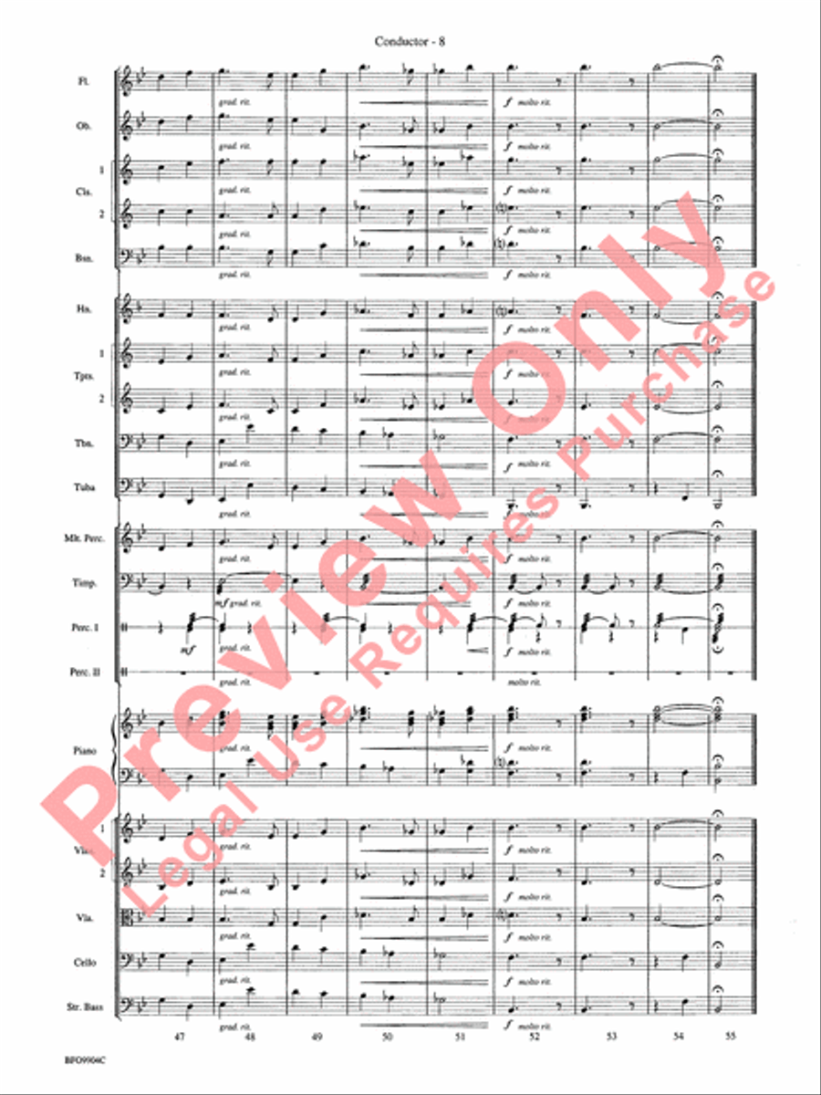 Commencement Suite Full Orchestra scores gallery preview page 11