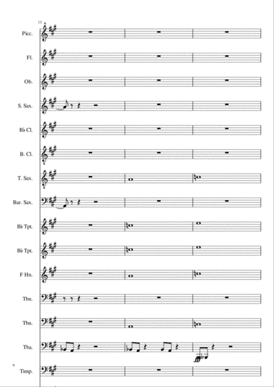 Beelzeboss The Final Showdown 4-Part scores gallery preview page 6