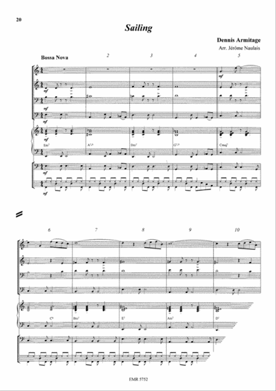 Bossa Nova Brass Ensemble scores gallery preview page 6