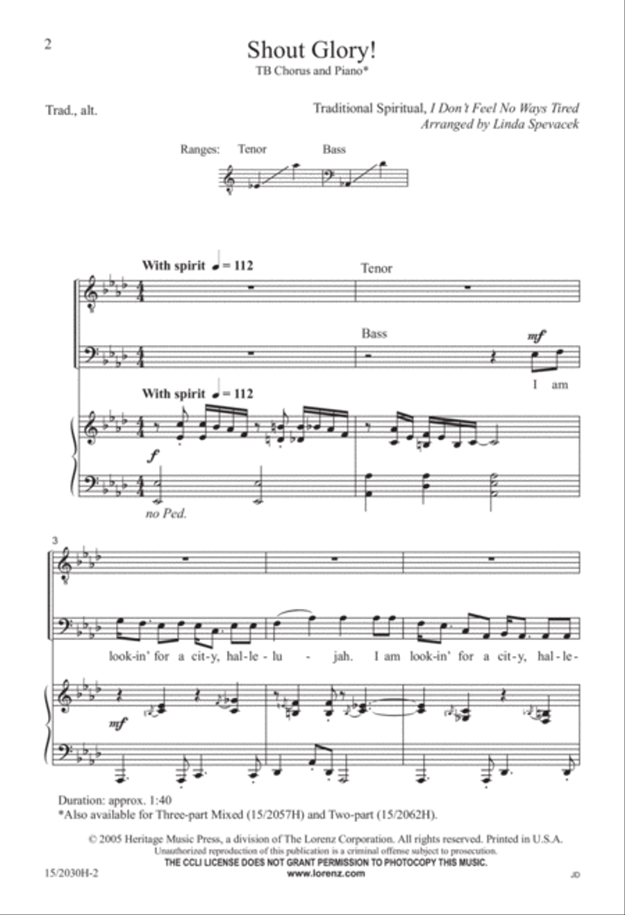 Shout Glory! TB scores gallery preview page 2