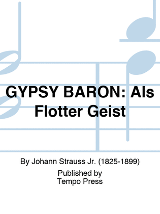Book cover for GYPSY BARON: Als Flotter Geist