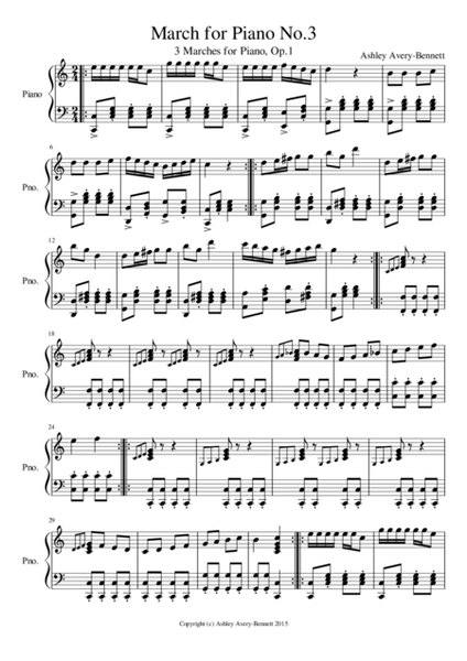 March for Piano No.3