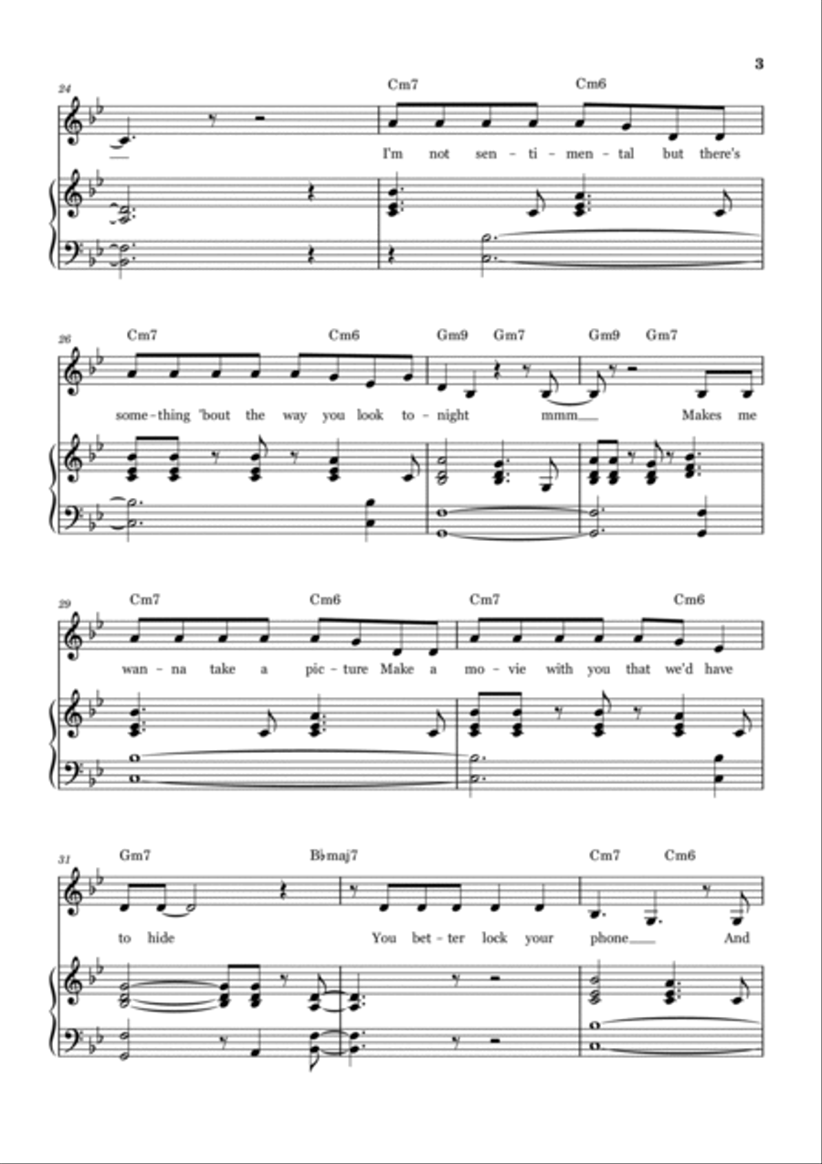 Billie Bossa Nova Voice scores gallery preview page 3