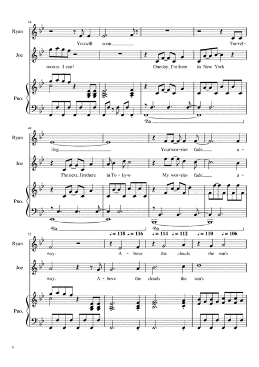 Back Up In The Sky Piano scores gallery preview page 6