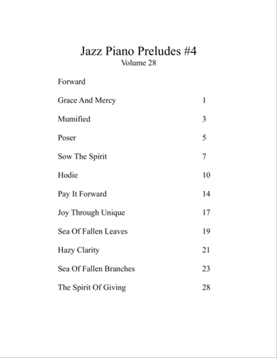 Jazz Piano Preludes #4 Volume 28 Jazz Ensemble scores gallery preview page 5