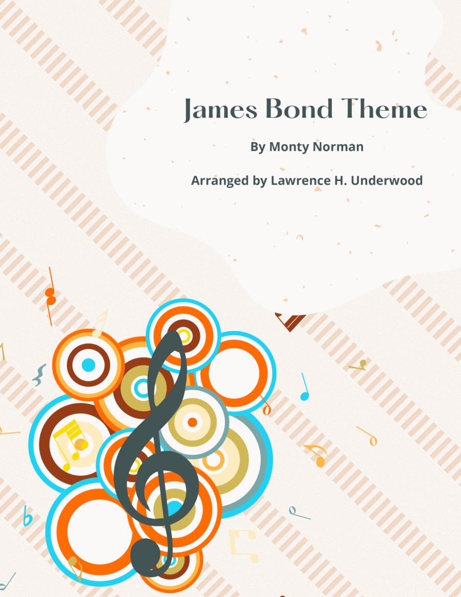 James Bond Theme Baritone Saxophone scores gallery preview page 1