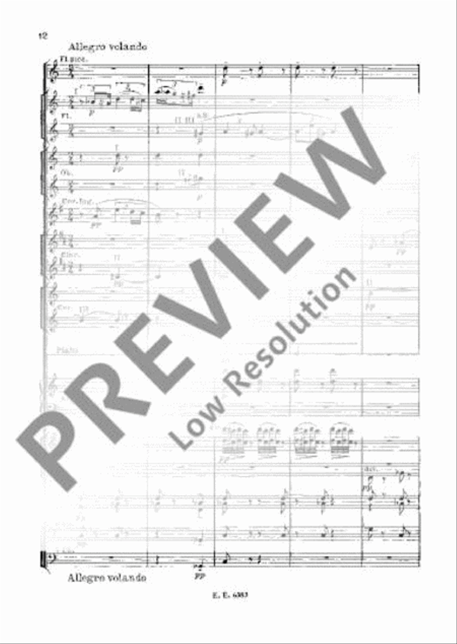 Le Poème de l'extase Orchestra scores gallery preview page 17