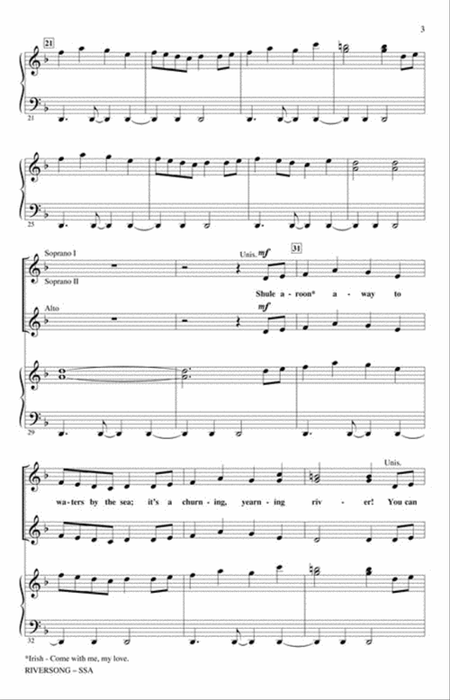 Riversong Riversong SSA scores gallery preview page 3