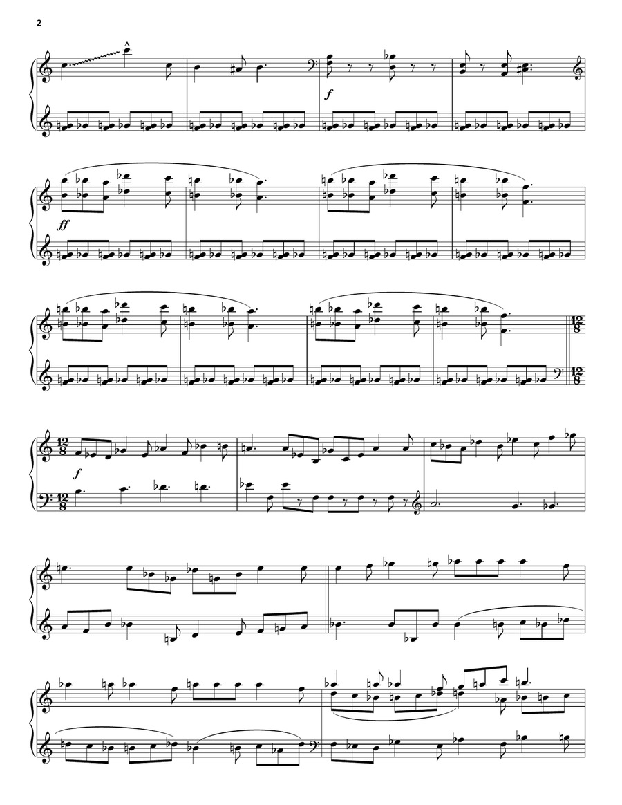 Overture (from Cats) Piano Solo scores gallery preview page 2