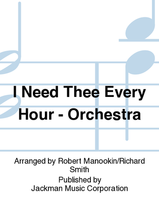 I Need Thee Every Hour - Orchestration - Manookin