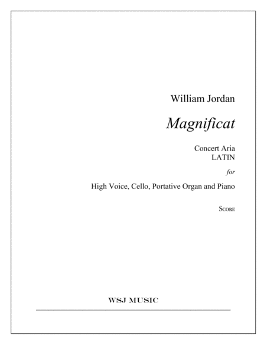 Magnificat (Latin) Small Ensemble scores gallery preview page 1