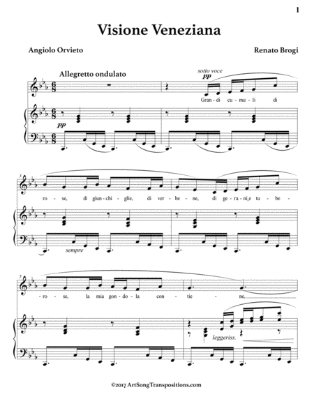 BROGI: Visione Veneziana (transposed to C minor)