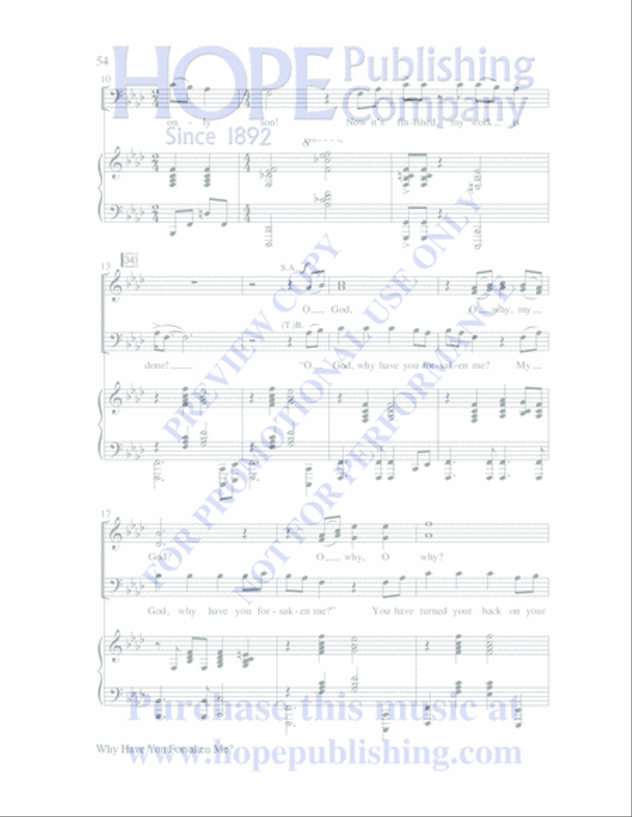 The Seven Last Days 4-Part scores gallery preview page 57