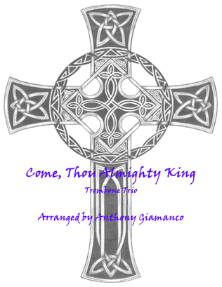 Book cover for Come, Thou Almighty King (trombone trio)