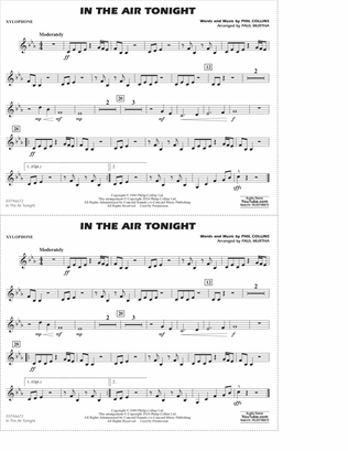 In The Air Tonight (arr. Paul Murtha) - Xylophone