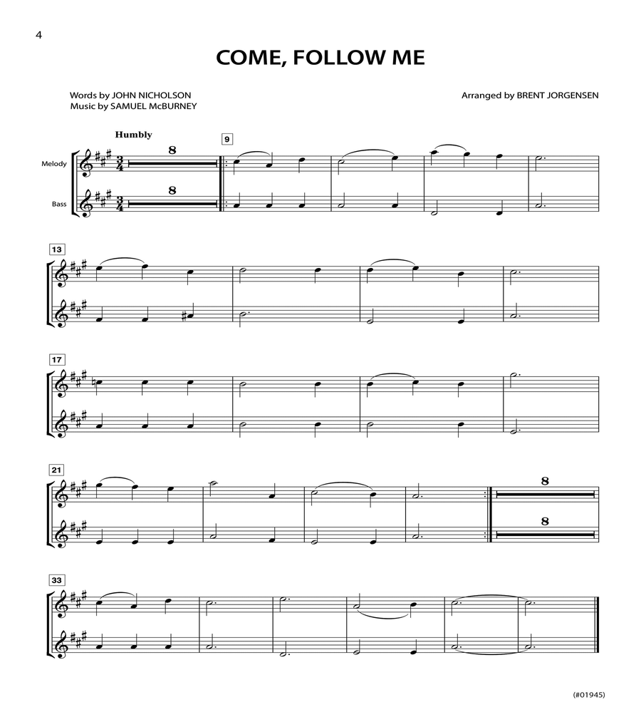 HYMN-ALONGS Vol. 1 - Eb BARITONE SAXOPHONE Baritone Saxophone scores gallery preview page 2