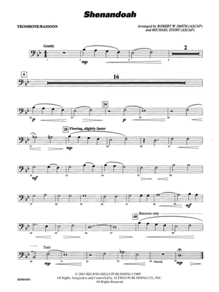 Shenandoah: 1st Trombone