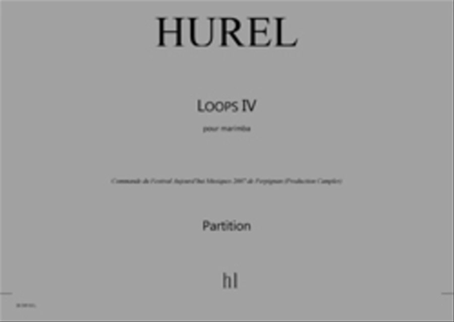 Loops IV Marimba scores gallery preview page 1