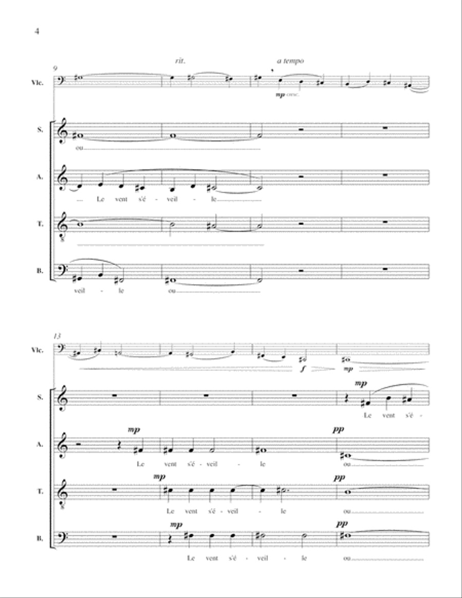 Le rameau de soie Choir scores gallery preview page 4
