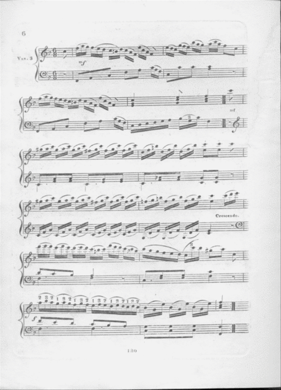Kinloch of Kinloch. A Favourite Scotch Air with Variations for the Pinao Forte Piano Solo scores gallery preview page 5