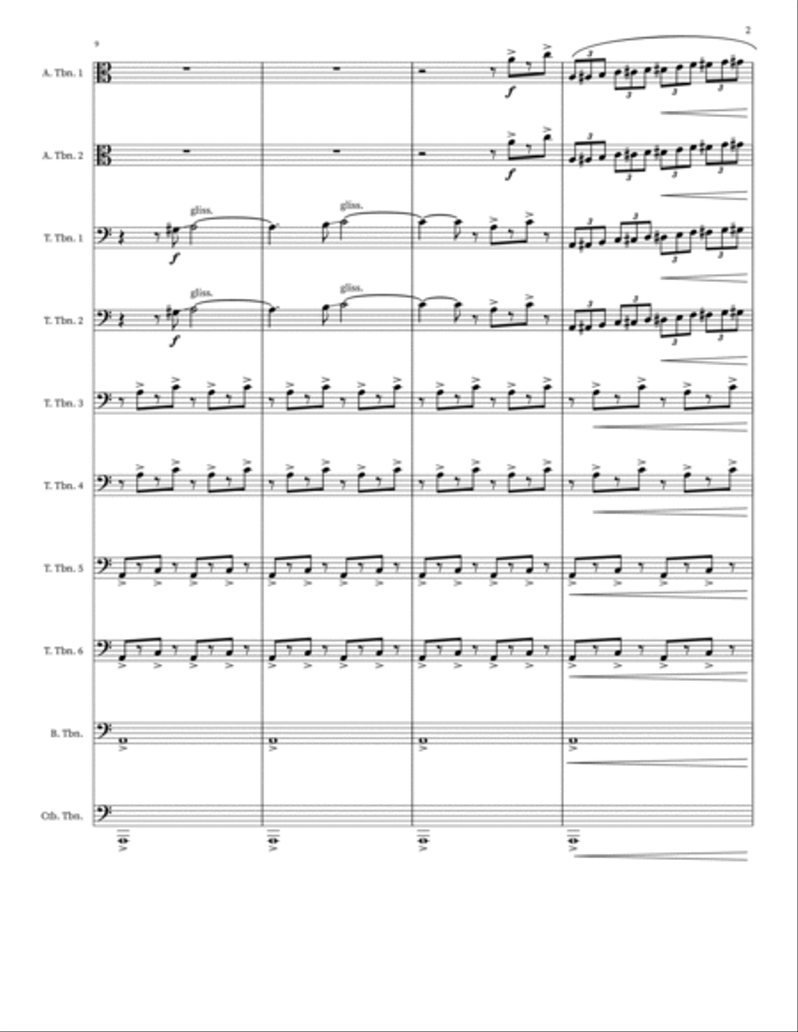 Beetlejuice (Main Theme) Small Ensemble scores gallery preview page 2